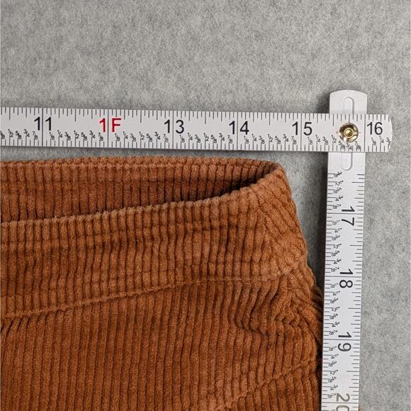 Gilli Corduroy Mini Skirt Brown Front Zip Up Pockets  Casual Womens Size Medium - Picture 5 of 15